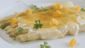 receta-espárragos-blancos-con-mayonesa-a-la-naranja
