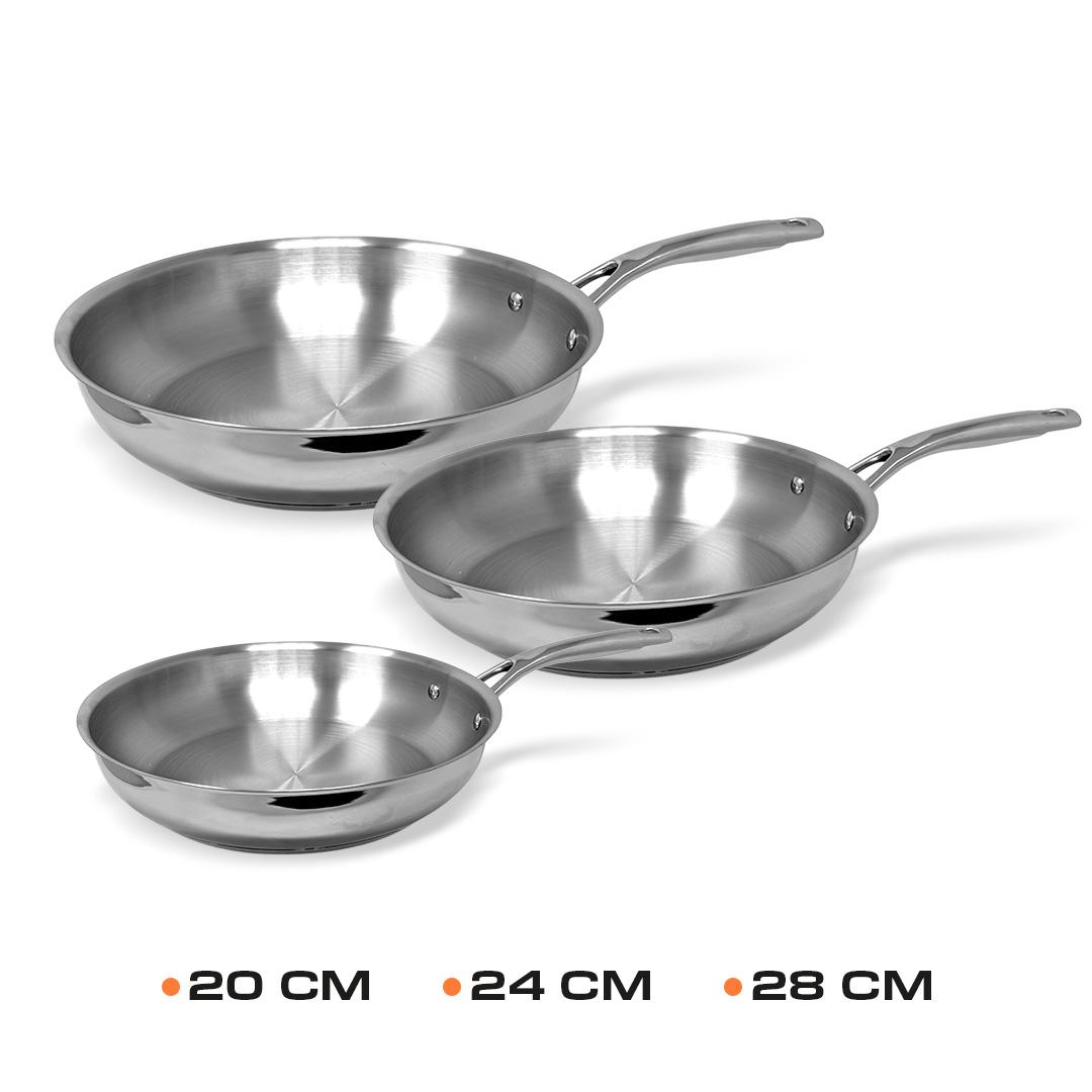 Set 3 sartenes Proline Frypan